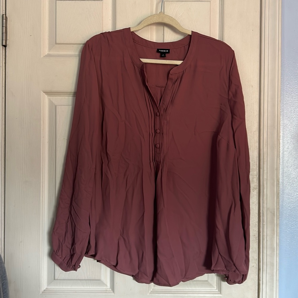 Torrid Mauve Blouse